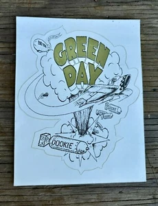 Rare GREEN DAY Dookie 1994 ORIGINALSticker Kiss Cut Reprise Records Promo Decal - Picture 1 of 2