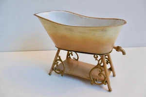 JOUET MARKLIN - BAIGNOIRE EN TÔLE AVEC SON SUPPORT ET ROBINET CIRCA1900 - Picture 1 of 8