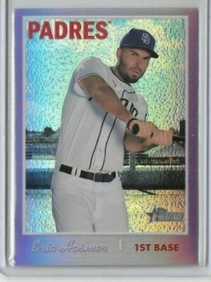 2019 Topps Heritage Purple Chrome #THC-457 Eric Hosmer San Diego Padres - Image 1 of 2