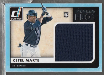 Ketel Marte Mariners 2016 Panini Donruss Promising RC Patch PPM-KM 092923NPCD27 - Image 1 of 2