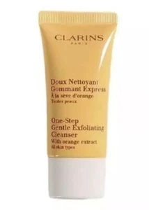 Clarins Toning Lotion (0.33 oz X 2)& 1 Step Gentle Exfoliating Cleanser 1oz/30ml - Picture 1 of 3