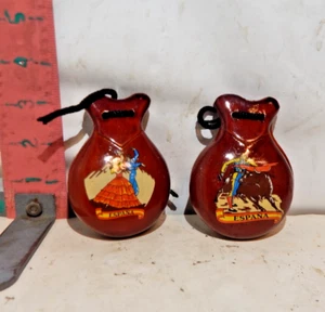 Souvenir Kastagnetten aus Spanien - keine Beschädigungen! - Bild 1 von 1