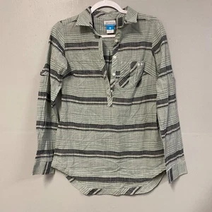 Columbia Long Sleeve Shirt Womens Size XSmall Green Button Up Sleeve PFG Fishing - Picture 1 of 10