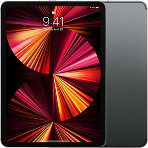 Apple iPad Pro (2021) 11" WI-FI + 5G 256GB 8GB RAM 12MP Apple M1 Tablet By FedEx - Picture 1 of 3