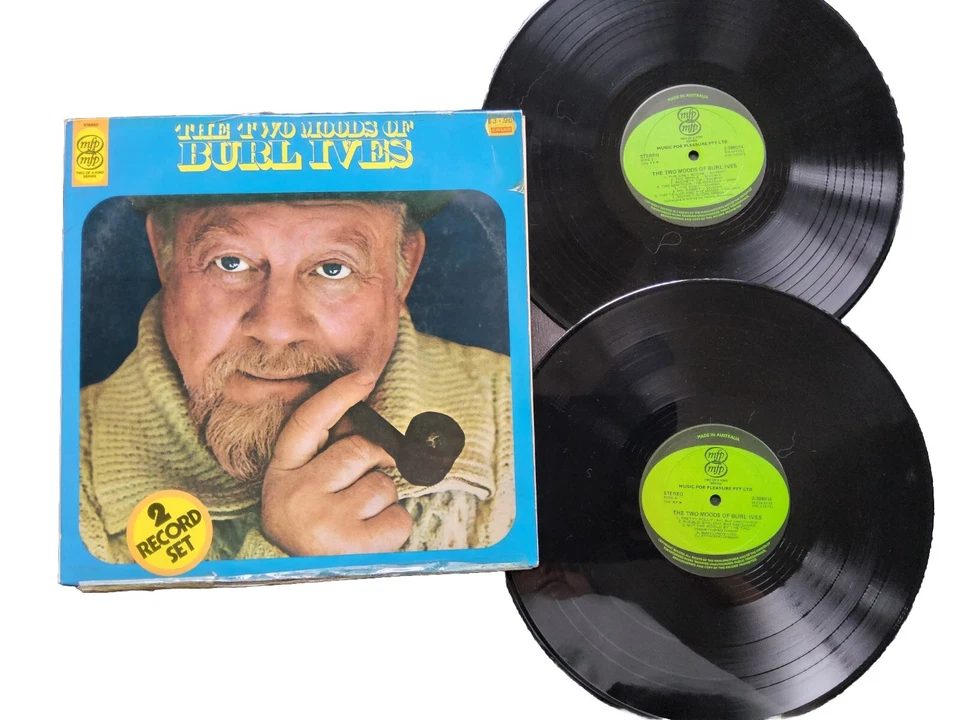 The Two Moods Of Burl Ives LP - DOUBLE LP - Image 1 of 2