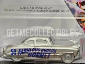 DISNEY PIXAR CARS 100th ANNIVERSARY PLATINUM FABULOUS HUDSON HORNET 2023 SAVE 6% - Picture 1 of 3