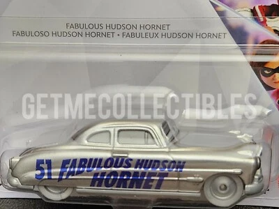 DISNEY PIXAR CARS 100th ANNIVERSARY PLATINUM FABULOUS HUDSON HORNET 2023 SAVE 6% - Image 1 of 3