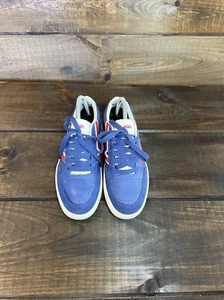 VANS Lowland CC Retro Sport Navy Blue & Red Sneakers Shoes Women Size 8.5 - Picture 1 of 12