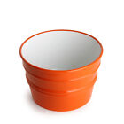 Rundes Aufsatzbecken/wandhngend Waschbecken Bacile Orange  Keramik 46,5xH30cm