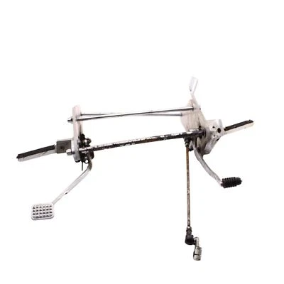 2005 - 2010 SUZUKI BOULEVARD REARSET CHROME RIGHT LEFT BRAKE FOOT PEDAL SILVER - Image 1 of 4