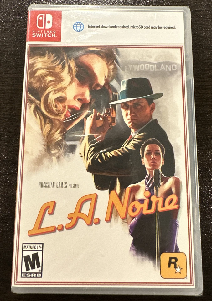 L.A. Noire Nintendo Switch Brand New & Sealed! NICE! RARE! NES Hard To Find Game - Image 1 of 4