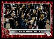 2022 Topps  Arizona Diamondbacks Team Card #144 Red Foil /199