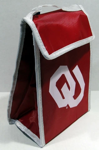 NCAA Forever Collectibles University Of Oklahoma OU Sooners Insulated Lunch Bag Cover