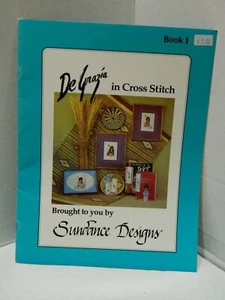 DeGrazia Cross Stitch Sundance Designs 16 Patterns Charts Book 1982 VINTAGE - Picture 1 of 10