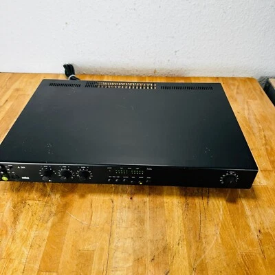 Braun A301 Verstärker, Schwarz, sehr guter Zustand, Bastlergerät, 8533/15779 - Bild 1 von 4