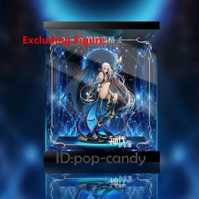 Acrylic Display Case Lights Fit  ACTOYS Bible Bullet Nidhogg 1/8 Figure Toy - Image 1 of 4