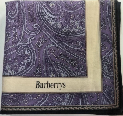 PAÑUELO ALGODÓN BANDANA VINTAGE HANKY ARTE CLÁSICO 18" Foto 1 de 2