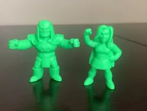 MINIFIGURAS DE SUPERHÉROES Wendy's Niños Juguetes de Comida Supergirl y Lex Luther Verde - Imagen 1 de 4