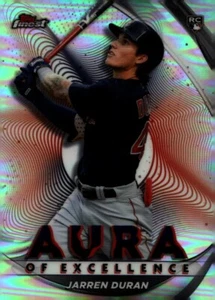 2022 Topps Finest - Aura of Excellence Jarren Duran #AE-JD (RC) - Picture 1 of 2