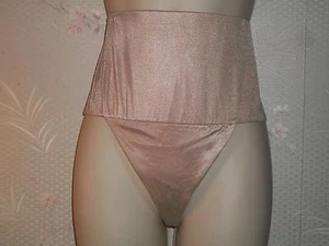 2 Pair Hanes Her Way Satin Thong. Body Shaper. (XX-Large Beige) New With Tags - Picture 1 of 6