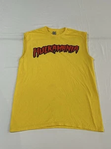 HULKAMANIA WWE Hulk Hogan ärmelloses T-Shirt WWF Gildan Größe Small H1 - Bild 1 von 8