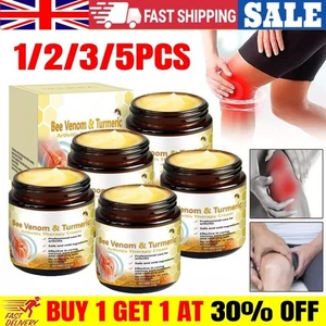 1-5 Bee Venom Turmeric Joint Bone Healing Cream Arthritis Pain Relief Care Cream - Picture 1 of 16