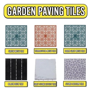New Heavy Duty Garden Paving Slabs Plastic Patio Stepping Path Lawn Garden - Picture 1 of 131