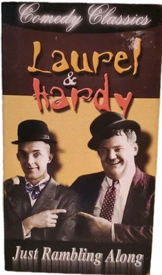 Stan Laurel: Just Rambling Along (VHS) Rare 1918 silent comedy short, plus bonus - Image 1 of 3
