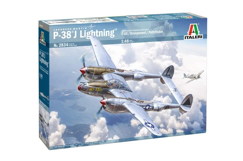 P-38 J LIGHTNING KIT 1 48 Italeri Kit Aerei Nouveau modèle