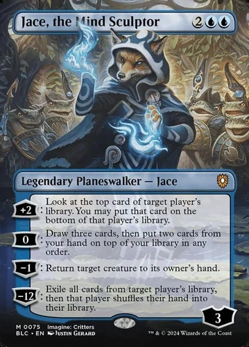 Jace, the Mind Sculptor - Foil Extended Art BLC NM MTG - Image 1 of 1
