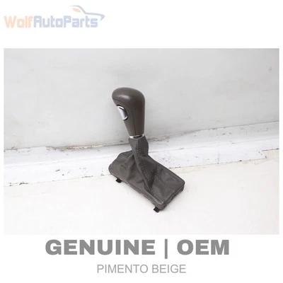 2007-2011 AUDI Q7 4L - Shift / Shifter KNOB W/ Leather BOOT 4L1713139G - Image 1 of 4