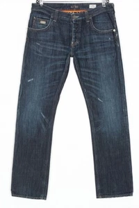 AJ ARMANI JEANS J08 Slim Fit Straight Jeans Men Size W34 L33 DZ6623 - Picture 1 of 9