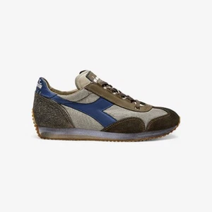 Scarpe Diadora Heritage Equipe H Dirty Stone Wash Evo Sneaker Unisex Grigio Pomi - Imagen 1 de 8