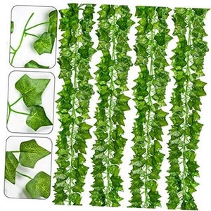  24 Pack 168Ft Artificial Ivy Vine Greenery Garlands Fake Plants Hanging  - Picture 1 of 8