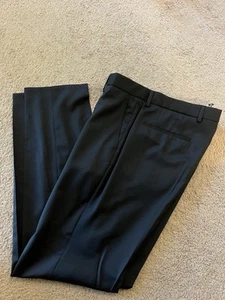 Hugo Boss Men’s Black Dress Pants, Slim Fit, Size 34R, NWT - Picture 1 of 7