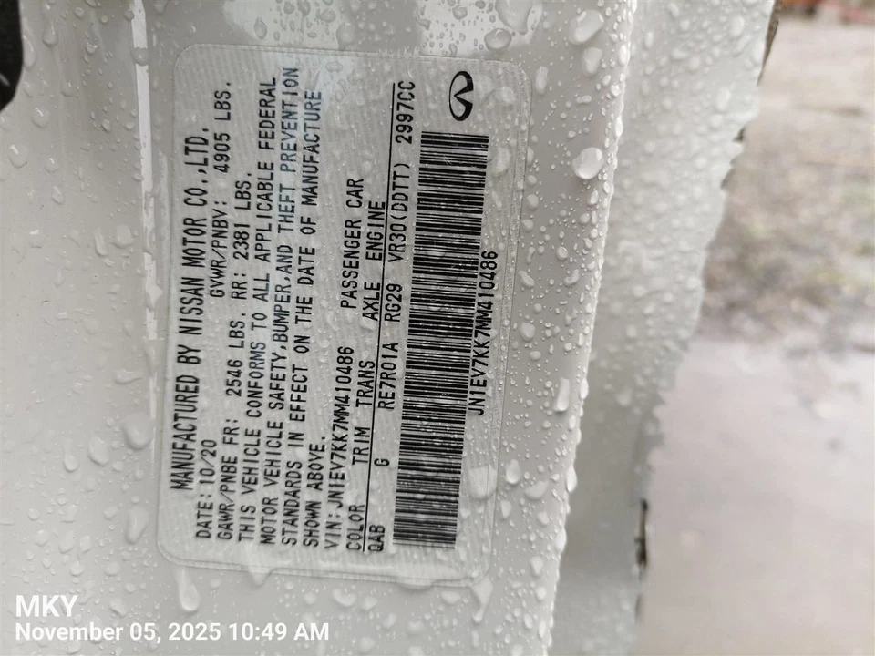 Interruptor de encendido botón de arranque y parada compatible con 14-23 INFINITI Q50 7803506 Foto 1 de 4