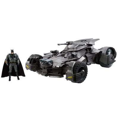 Mattel Ultimate Justice League Batmobile Vehicle and Batman FKM40 RC CAR - Image 1 of 4