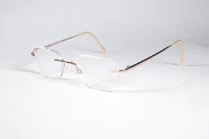 Occhiali da vista Jaeger 317 donna rosa C. 71 montatura in titanio senza montatura - Foto 1 di 4