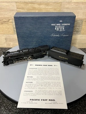 United HO Scale BRASS Nickel Plate Road 2-8-4 Berkshire Locomotive & Tender - Image 1 of 4