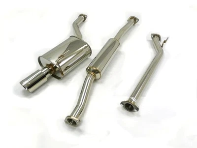 OBX Stainless Catback Exhaust Kit 02-06 Nissan Altima QR25DE Single Tip 3pcs - image 1 of 3