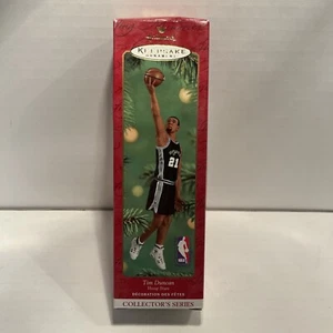(HALLMARK) KEEPSAKE ORNAMENT (TIM DUNCAN) HOOP STARS HANDCRAFTED.NEW!! - Picture 1 of 4