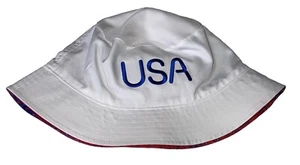 Nike USA Team Reversible Bucket Hat L/XL Uni-Sex Dri Fit Red White Blue NEW - Picture 1 of 7