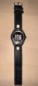 NEEDS BATTERY - New York Giants - Herren Sportuhr Lederarmband FLAKING - Bild 1 von 8