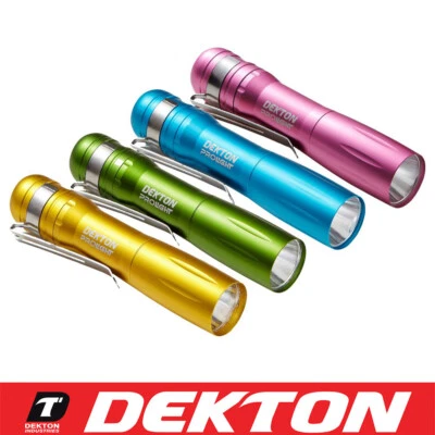 Dekton Stealth XF25 COB LED Torch 25 Lumens 30M Flashlight with Batteries - Image 1 of 4