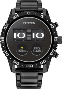 Montre connectée sport Citizen CZ Smart PQ2 44 MM noir/gris en acier inoxydable - MX1017-50X - Photo 1 sur 4