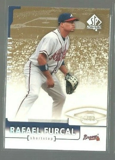 2004 SP Authentic 199 #52 Rafael Furcal 65/99 (ref 63640) - Image 1 of 1