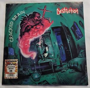 Destruction Cracked Brain Fire Splatter Vinyl LP Record new