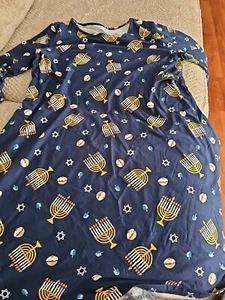 City Streets Large Dress Navy Blue Candles Cupcake - Picture 1 of 4