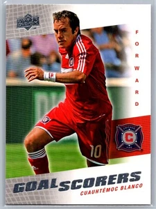 2008 UPPER DECK SOCCER MLS GS-2 GOAL SCORES CUAUNTEMOC BLANCO FIRE - Picture 1 of 2