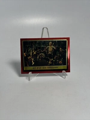 1999 Topps Star Wars Chrome Archives Trading Card #77 All Hail See-threepio! NM - Image 1 of 4